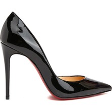 Christian Louboutin Iriza Siyah Deri Stiletto
