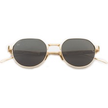 Unique Design Milano Claude Altın Rengi Metal Unisex Güneş Gözlüğü