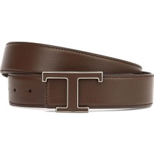 Tod's Kahverengi Erkek Deri Kemer