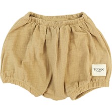 Totzee Kumsal Beji Müslin Unisex Bebek Balon Şort