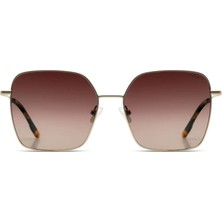 Komono Audrey Gold Glossy Black Metal Kadın Güneş Gözlüğü
