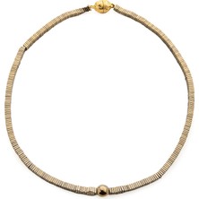 Chaseldor Feroina Gold Doğal Taşlı Kadın Kolye