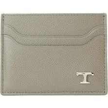 Tod's Gri Erkek Deri Kartlık