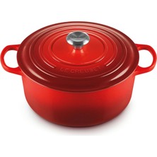 Le Creuset Imza Koleksiyonu Kiraz Döküm Tencere 24 cm