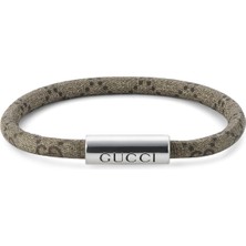 Gucci Kadın Gümüş Kanvas Bileklik