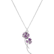 Ezra Baghaki Jewellery Sarmal Sümbül 925 Ayar Gümüş Kadın Kolye