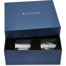  hediye gold detaylı cam viski seti