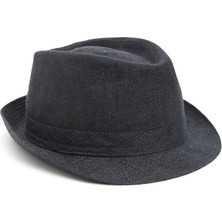 Stetson Antrasit Erkek Keten Şapka