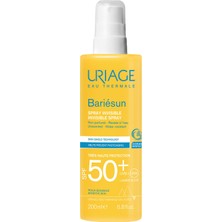 Uriage Bariésun Spray Invisible SPF50+ Parfüm Içermeyen Güneş Koruyucu Sprey 200 ml