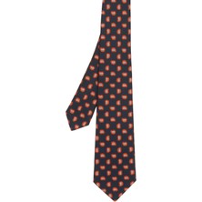 Kiton Çok Renkli Desenli Ipek Kravat