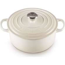 Le Creuset Imza Koleksiyonu Meringue Döküm Tencere 20 cm