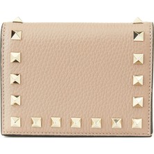 Valentino Garavani Rockstud Pudra Kadın Deri Cüzdan