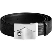 Montblanc Siyah Erkek Deri Kemer