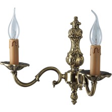 Bakara Collection Licio Eskitme Pirinç Ikili Aplik