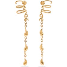 Chloe Gold Kadın Sallantılı Küpe