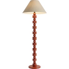 Pinot Interior Poly Turuncu Ahşap Lambader