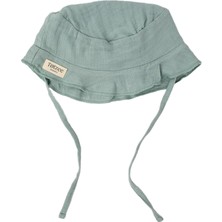 Totzee Camgöbeği Müslin Bucket Bağcıklı Unisex Bebek Şapka