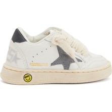 Golden Goose Ball Star Beyaz Unisex Çocuk Deri Sneaker