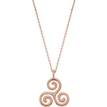 Bee Goddess Minerva Kadın Rose Gold Kolye