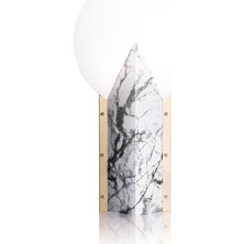 Moon Beyaz LED Masa Lambası