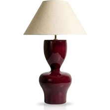 Pinot Interior Donna Bordo Ahşap Abajur