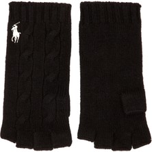 Polo Ralph Lauren Siyah Kadın Yün Eldiven