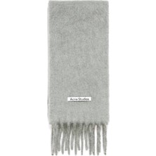 Acne Studios Gri Kadın Yün Atkı