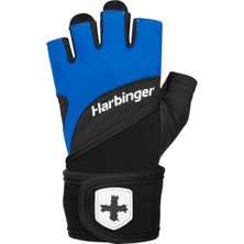 Harbinger Training Grip Wristwrap Mavi Unisex Ağırlık Eldiveni