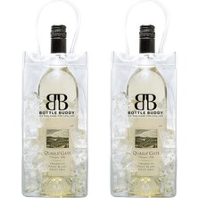 Bottle Buddy Ice Bag Taşınabilir Şişe ve Şarap Soğutucu 2'li Buz Çantası