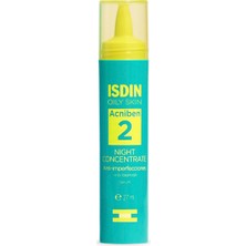 Isdin Acniben Anti-Blemish Night Concentrate Yağlı Ciltler Için Gece Cilt Serumu 27 ml