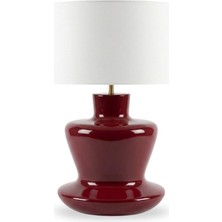 Pinot Interior Aura Bordo Ahşap Abajur