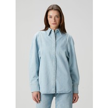 BITE Studios Açık Mavi Denim Gömlek