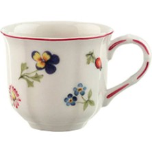 Villeroy & Boch Petite Fleur Çiçek Desenli Porselen Türk Kahvesi Fincanı