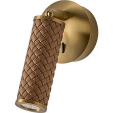 Bakara Collection Coco Kahverengi Metal LED Okuma Lambası
