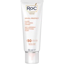 Roc Anti-Wrinkle Fluid SPF50+ Kırışıklık Karşıtı Likit Yüz Güneş Kremi 50 ml