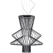 Foscarini Allegretto Ritmico LED Antrasit Alüminyum Sarkıt Avize