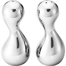 Georg Jensen Cobra Çelik Tuzluk ve Biberlik
