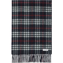 Burberry Reversible Check Lacivert Kaşmir Unisex Atkı