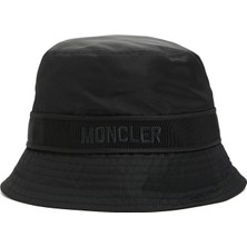 Moncler Siyah Logolu Kadın Şapka