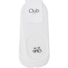  club beyaz kadın bambu çorap seti