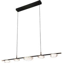 Modern Siyah Metal Sarkıt Avize