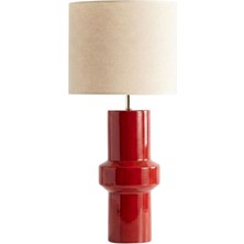 Pinot Interior Feel Kırmızı Ahşap Abajur