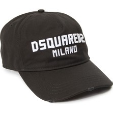 Dsquared2 Siyah Beyaz Erkek Şapka