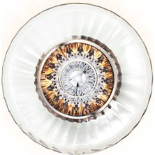 Bakara Collection New Wave Optic Şeffaf Cam Büyük Boy Aplik