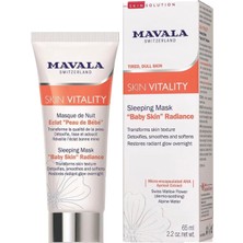 Mavala Skin Vitality Bebek Cildi Işıltısı Uyku Maskesi Yüz Kremi 65 ml