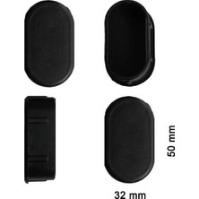 Nacario Mey Ithalat® Oval Profil Iç Tapa 32X50 mm 4 Adet