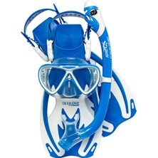 Cressi Rocks Unisex Çocuk Maske Palet Şnorkel Seti
