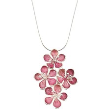Ezra Baghaki Jewellery Sakura Bahçesi 925 Ayar Gümüş Kadın Kolye