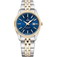 SWISS MILITARY BY CHRONO SM34066.09 Altın Sarısı Çelik Kadın Kol Saati