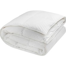 DK Store Nano Lüks Beyaz Pamuklu Battal Boy Otel Yorganı 235 x 215 cm